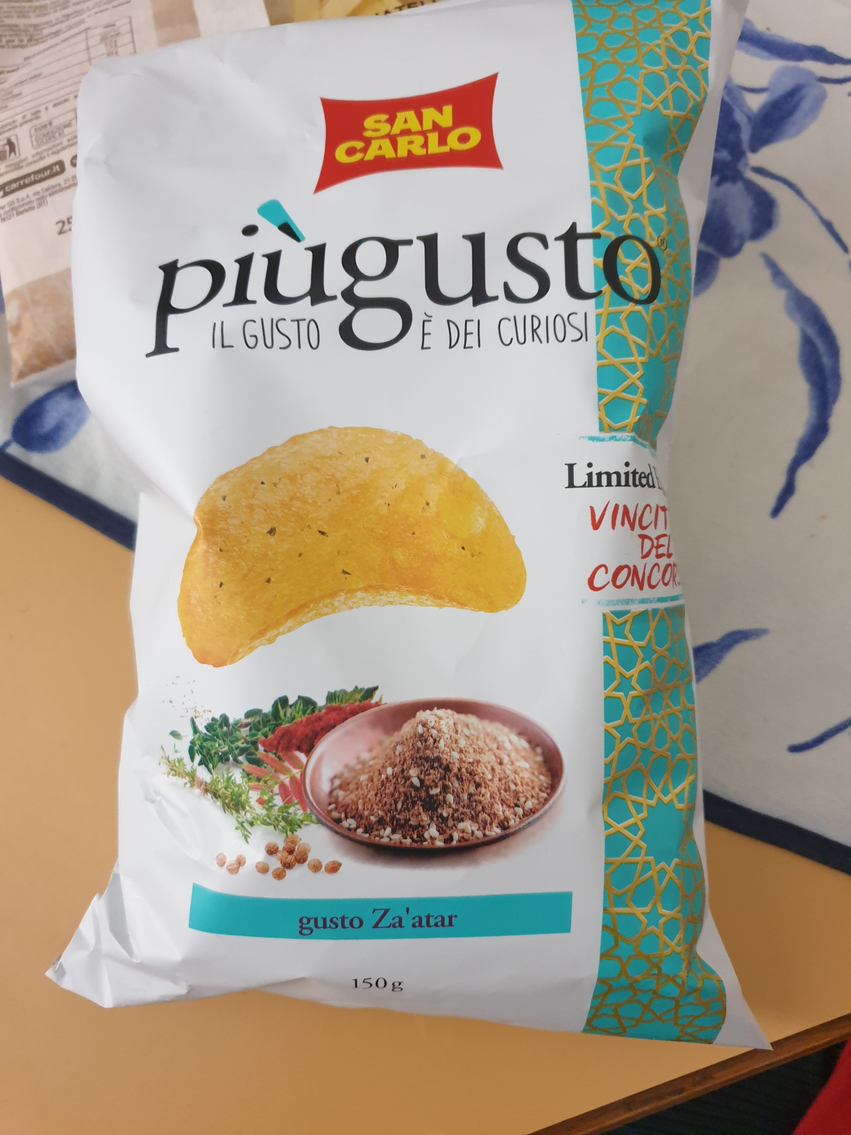 photo of a bag of zaatar potato chips